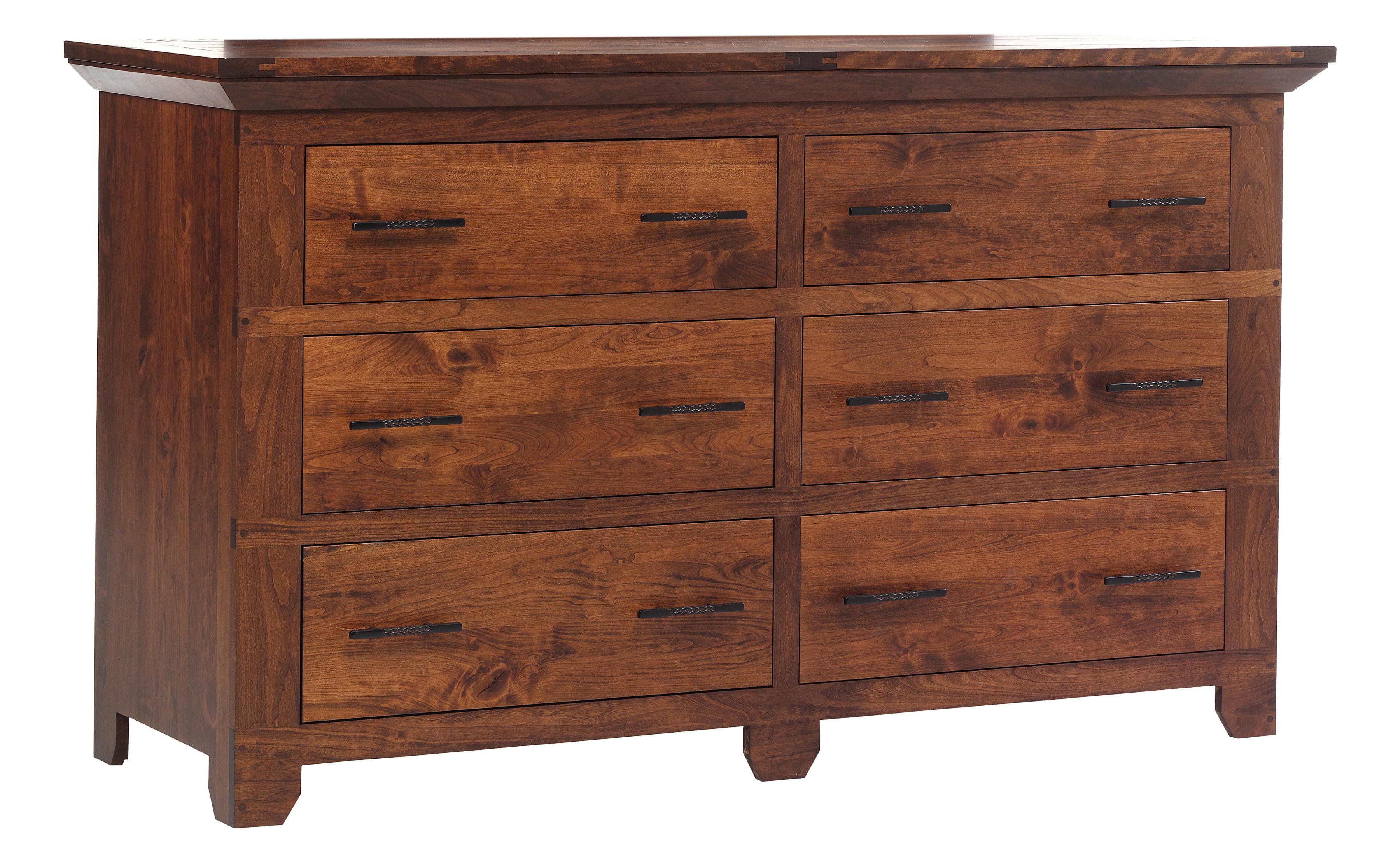 Millcraft Redmond Wellington 6 Drawer Dresser Wayside Furniture